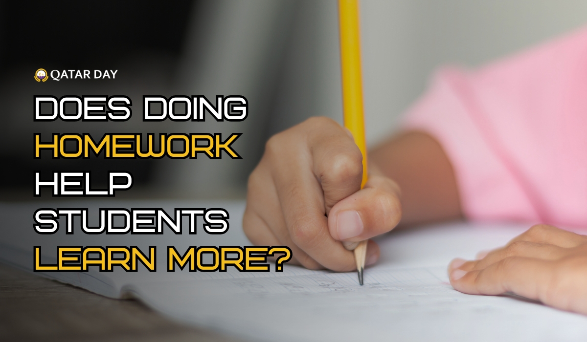 Does doing homework help students learn more?